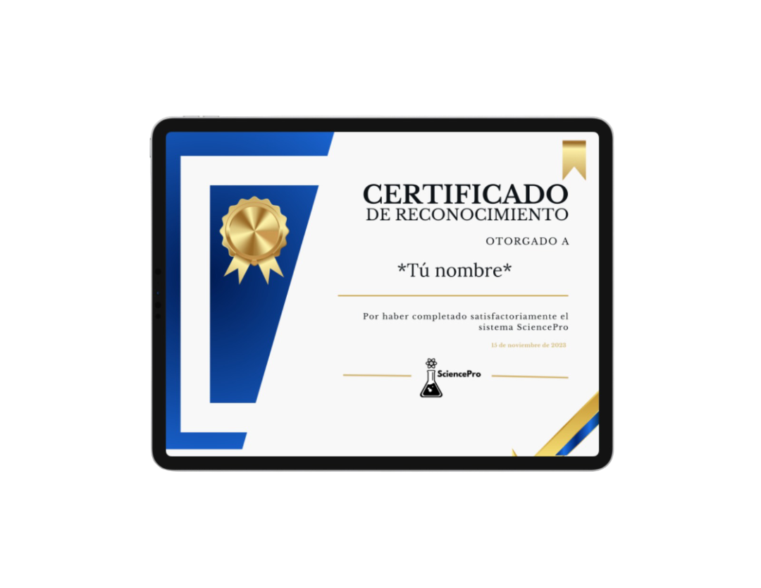 Certificado de Reconocimiento